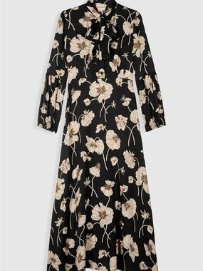 Maria de la Orden Women's Black and Cream Dress